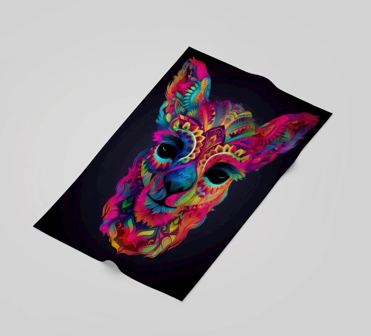 Tatoo Alpaca telo mare da Animal Portraits