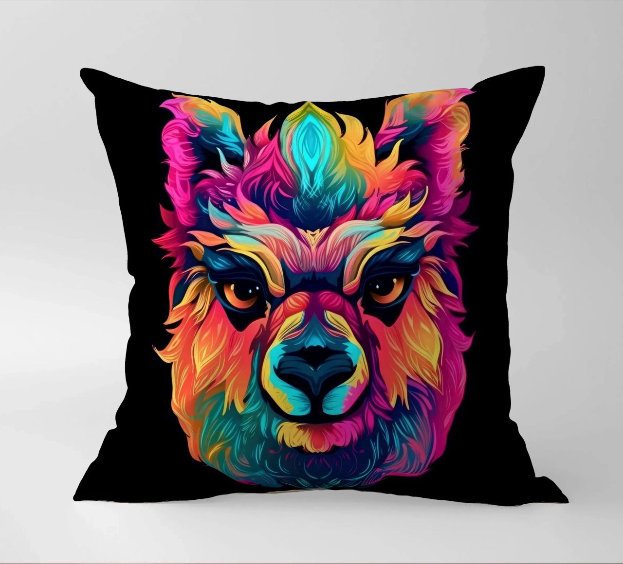 Tatoo Alpaca cuscino da Animal Portraits