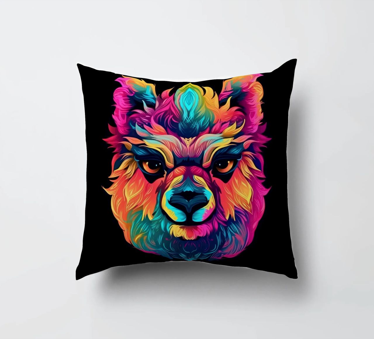 Tatoo Alpaca cuscino da Animal Portraits