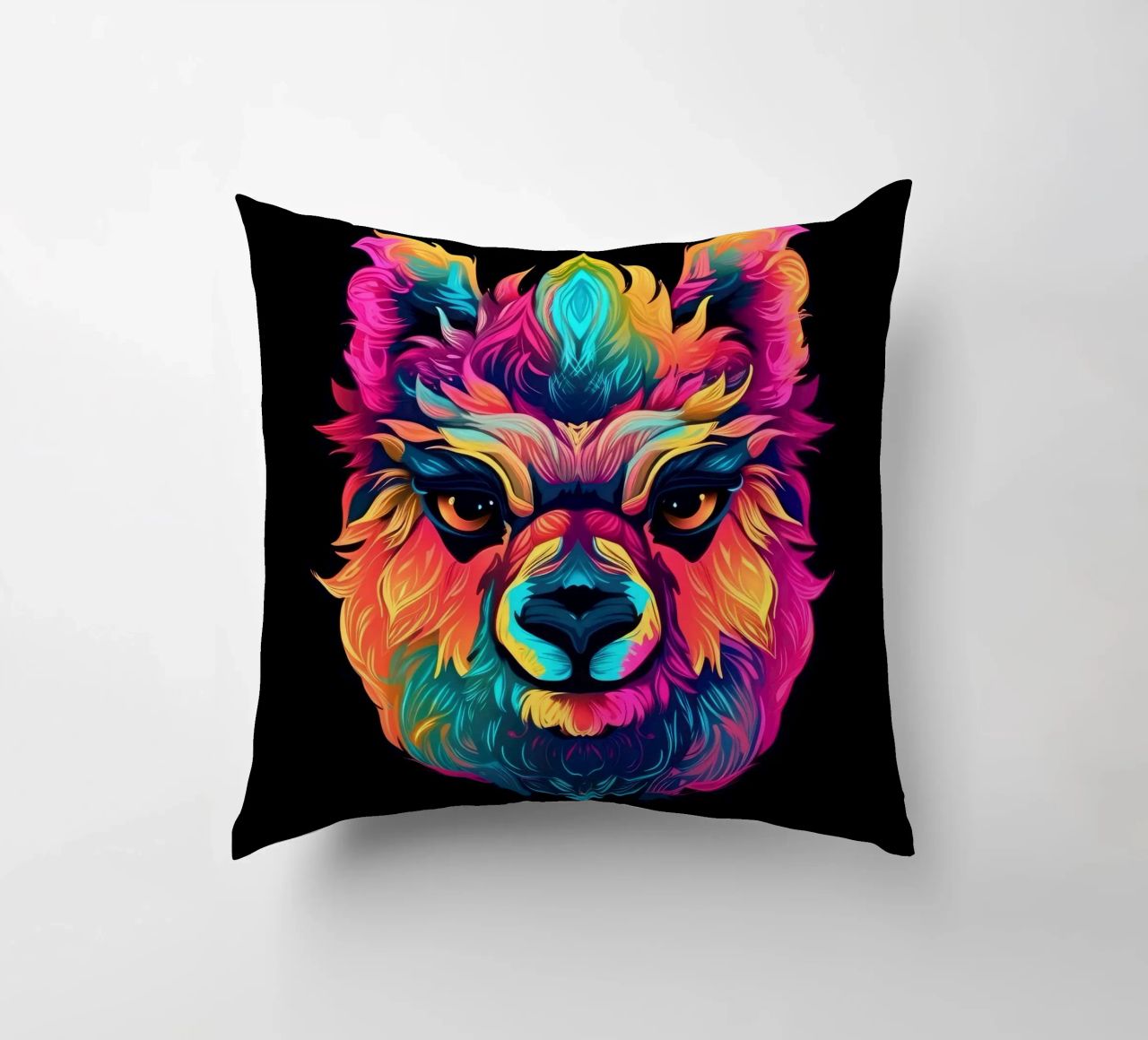 Tatoo Alpaca cuscino da Animal Portraits