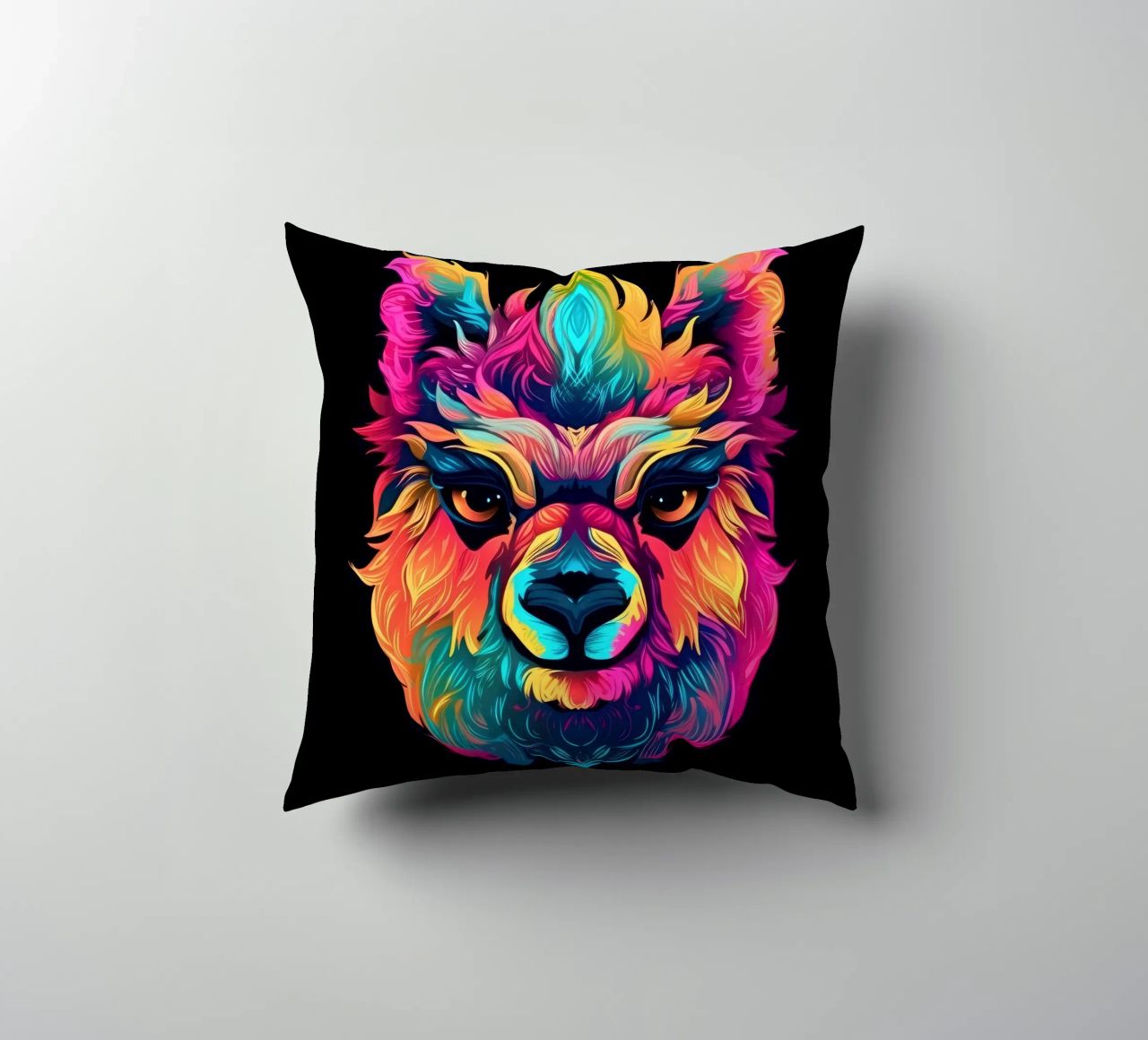 Tatoo Alpaca cuscino da Animal Portraits