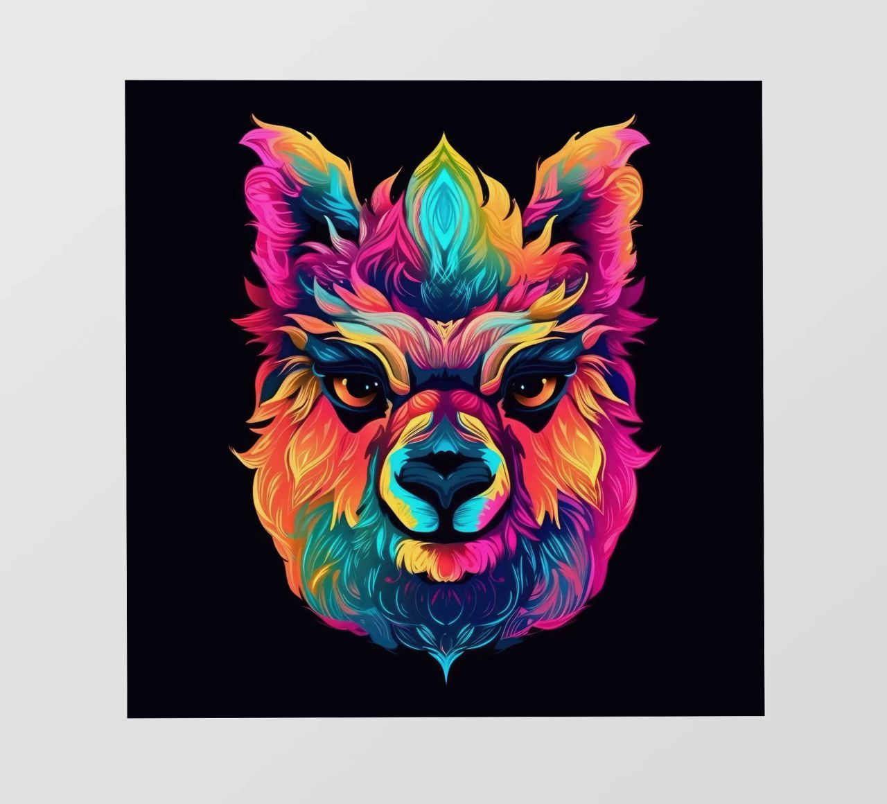 Tatoo Alpaca pellicola backlit da Animal Portraits