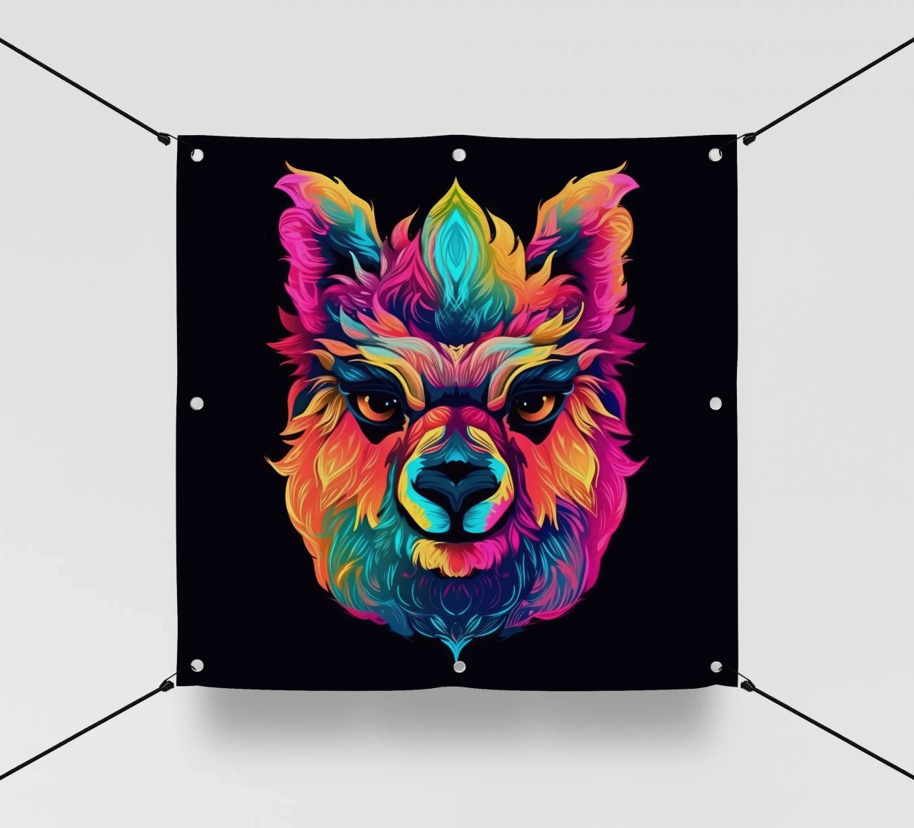 Tatoo Alpaca telo in pvc da Animal Portraits