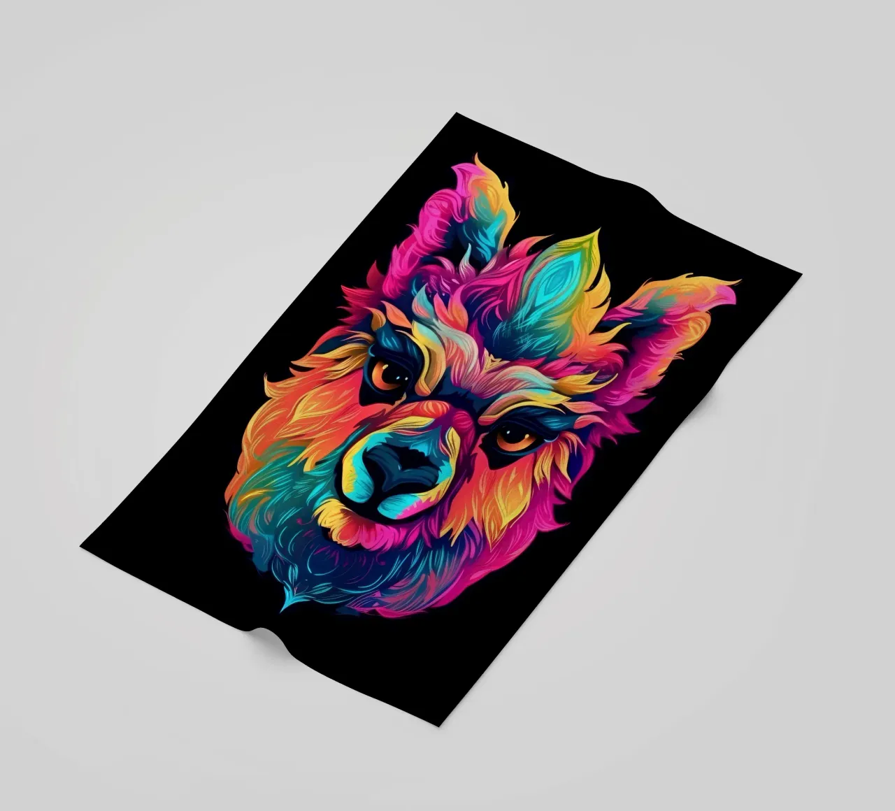 Tatoo Alpaca telo mare da Animal Portraits