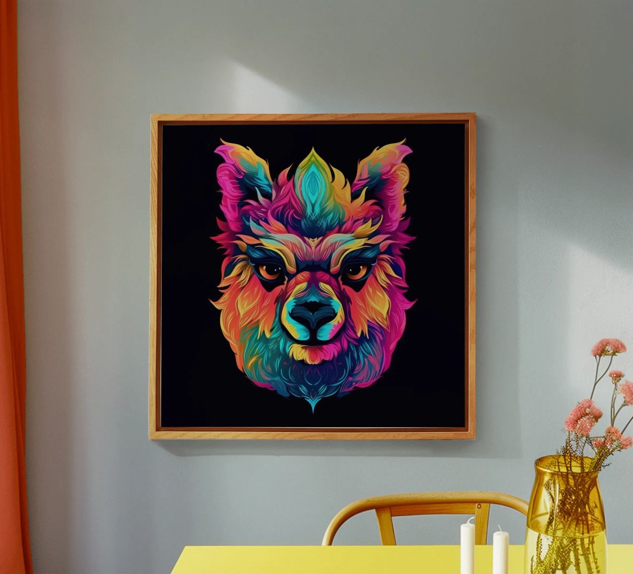 Tatoo Alpaca plexiglass da Animal Portraits