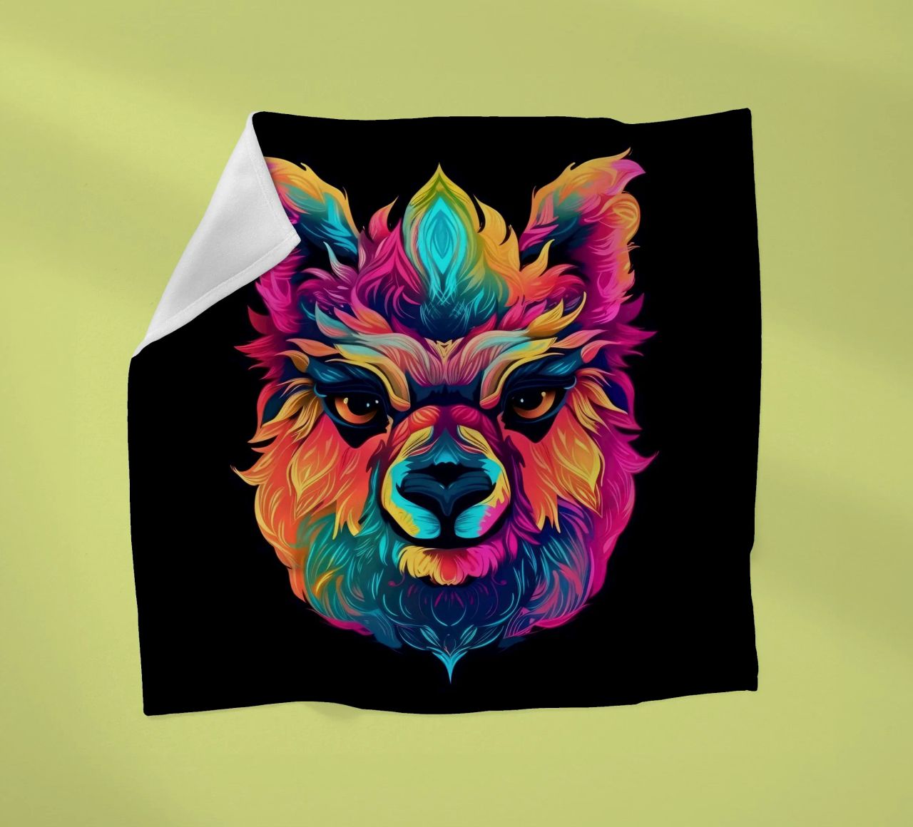 Tatoo Alpaca coperta in pile da Animal Portraits