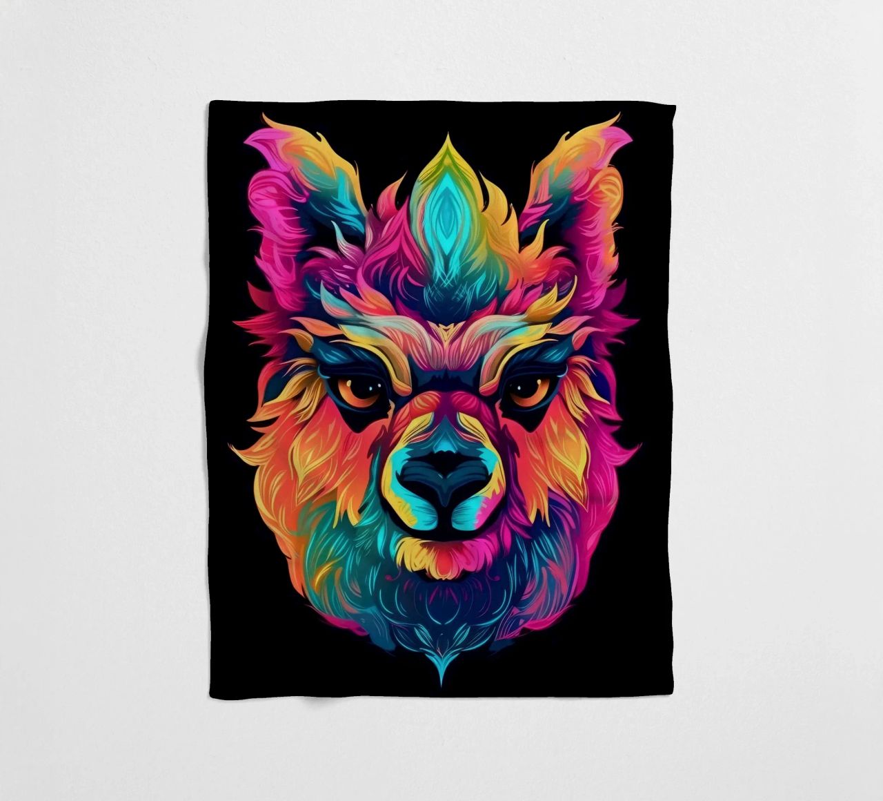 Tatoo Alpaca coperta in pile da Animal Portraits