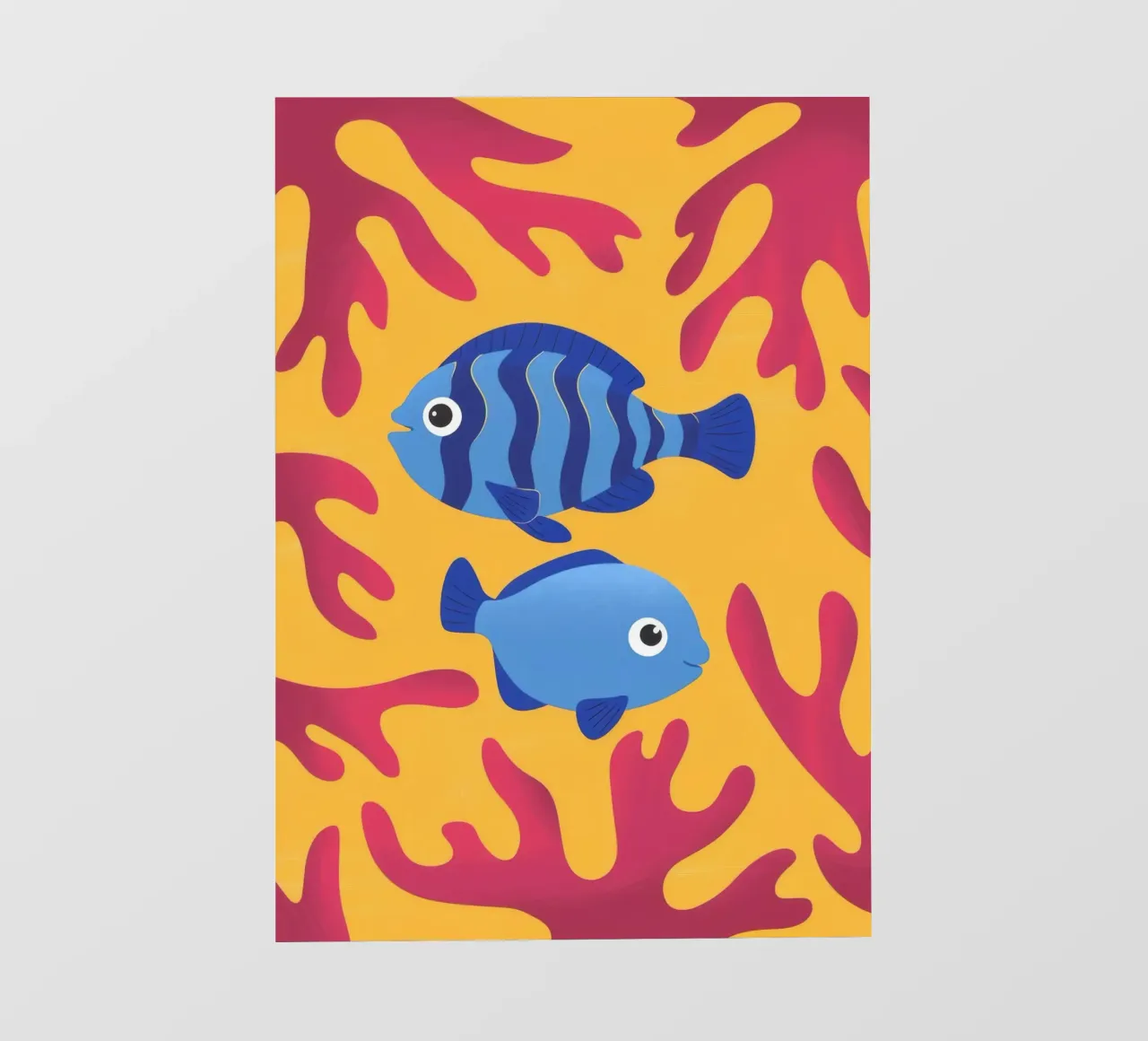 Pesce in acqua telo in pvc da Kamera Obskura
