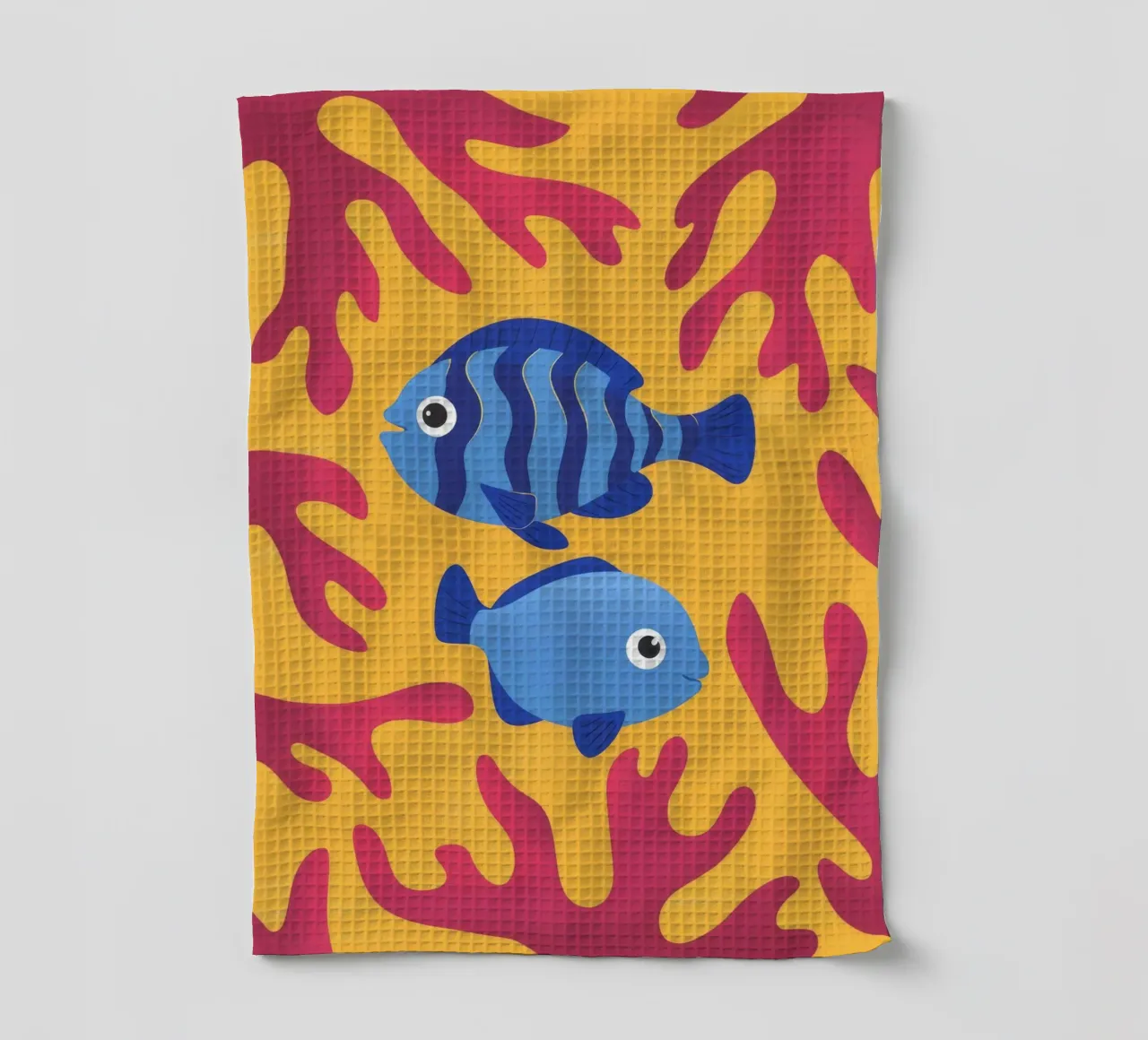 Pesce in acqua canovaccio da cucina da Kamera Obskura