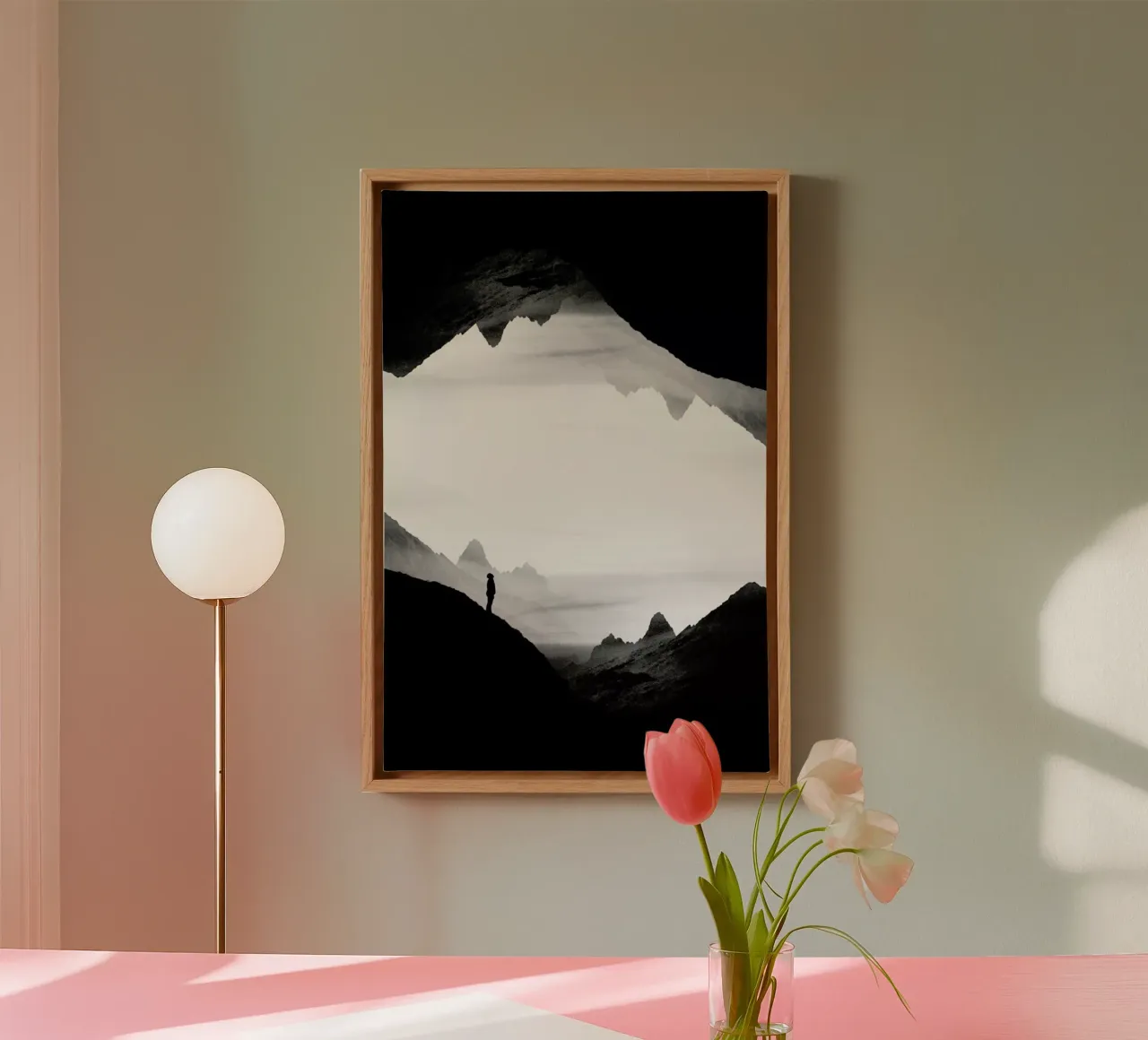 Black Wasteland Isolation canvas by Stoian Hitrov
