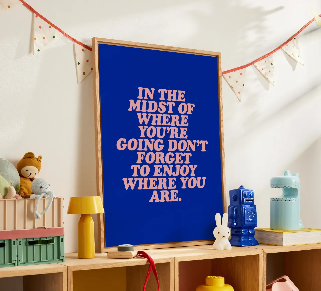 In The Midst Of Where You’re Going Don’t Forget To Enjoy acrylic glass by THE MOTIVATED TYPE