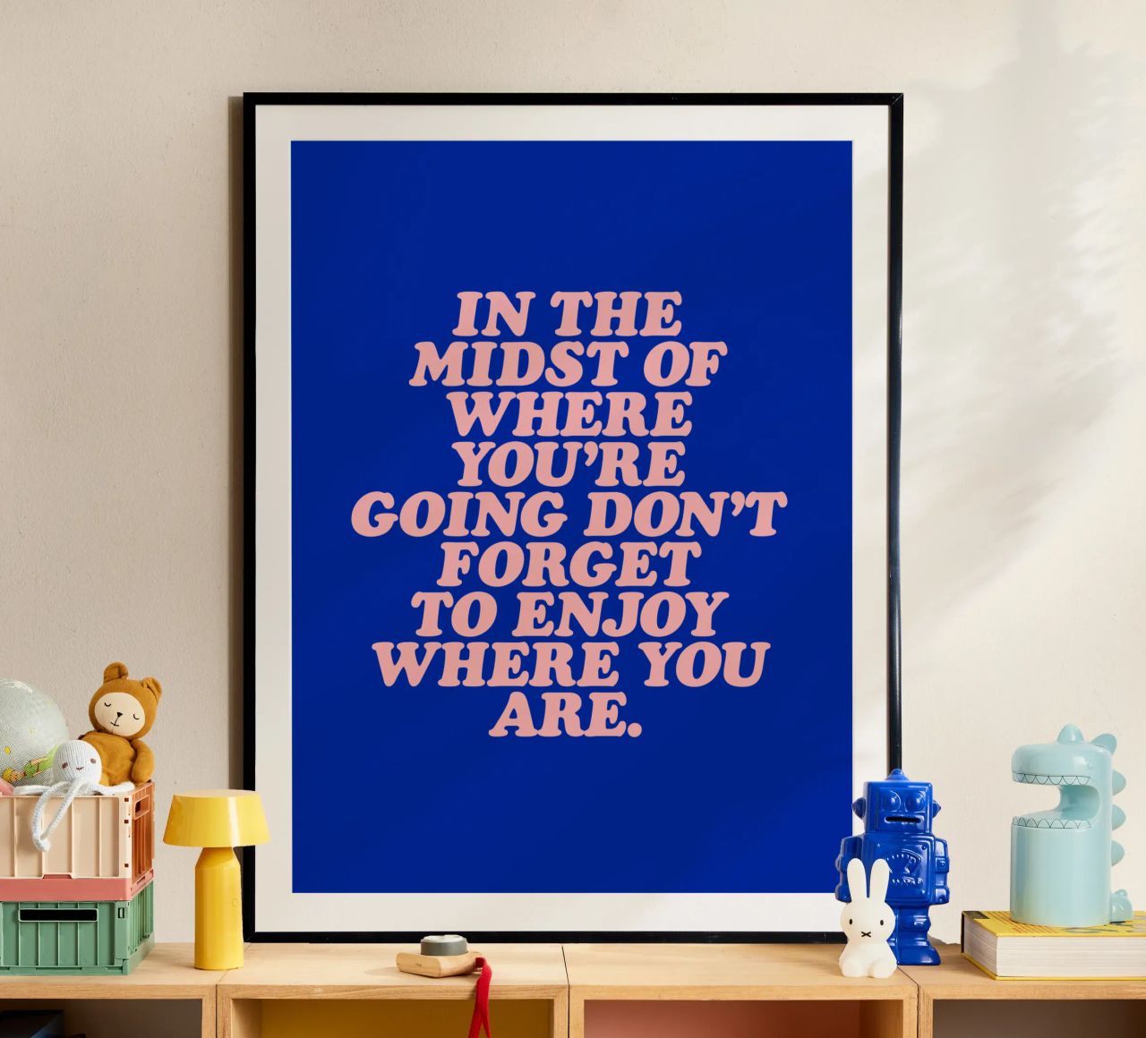 In The Midst Of Where You’re Going Don’t Forget To Enjoy hahnemühle by THE MOTIVATED TYPE