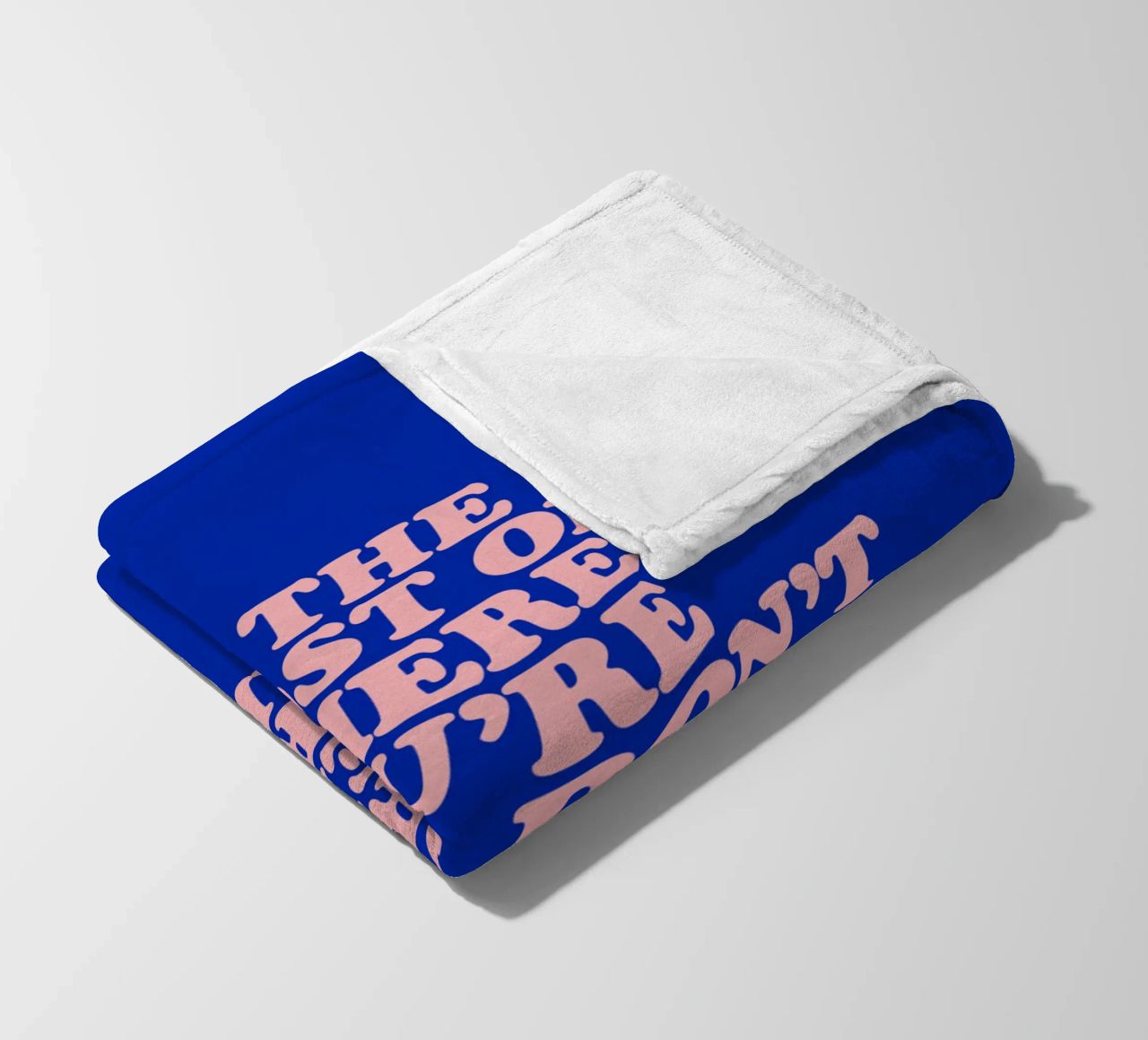 In The Midst Of Where You’re Going Don’t Forget To Enjoy fleece blanket by THE MOTIVATED TYPE