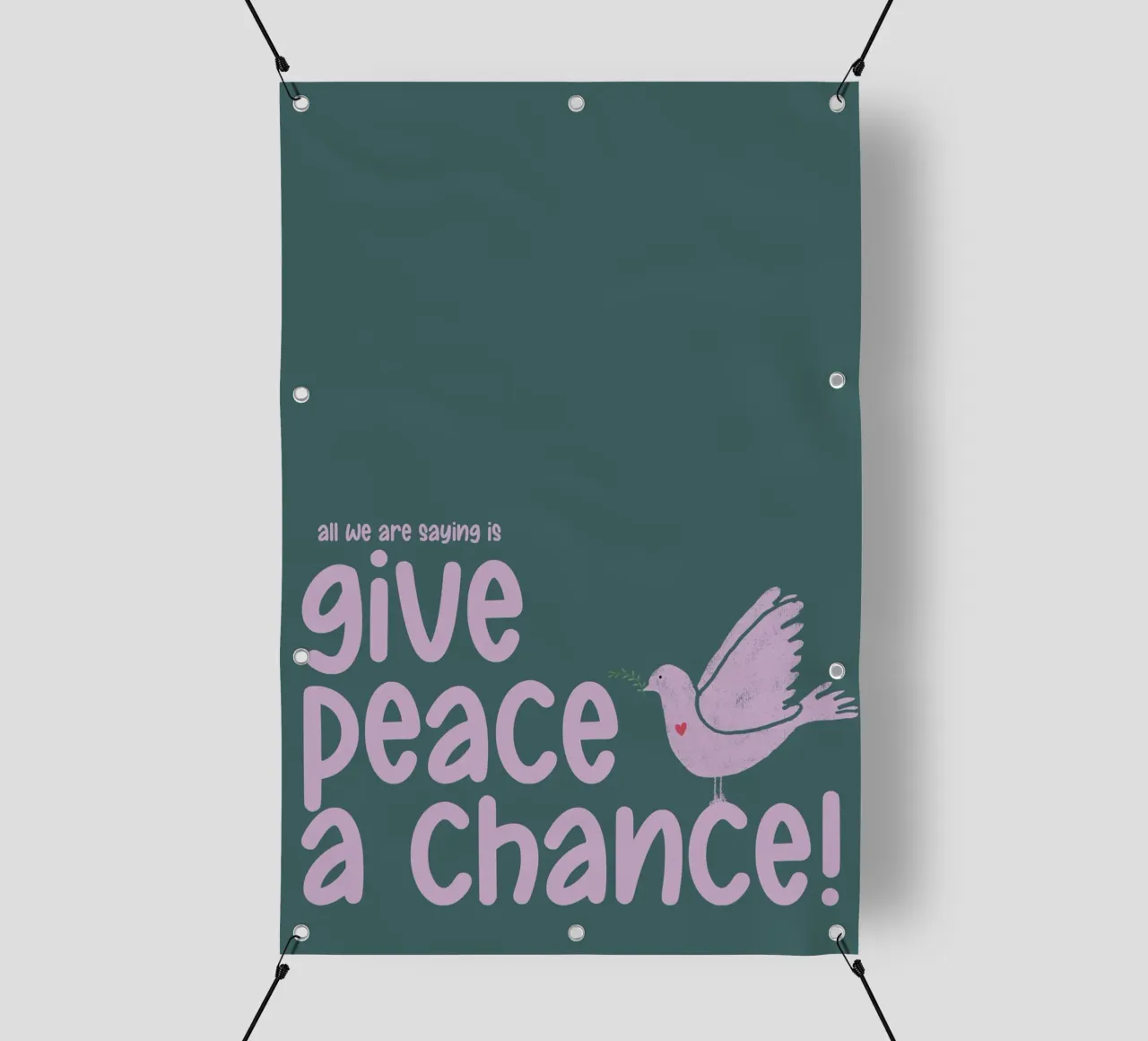 Give Peace a Chance telo in pvc da maramirage