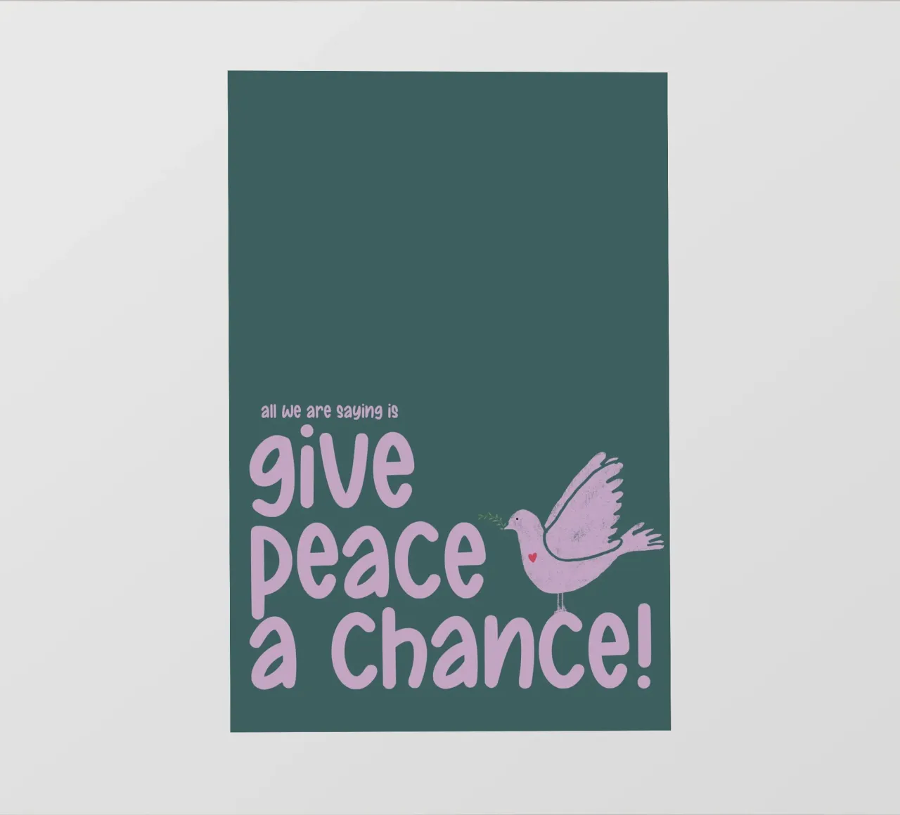 Give Peace a Chance telo in pvc da maramirage
