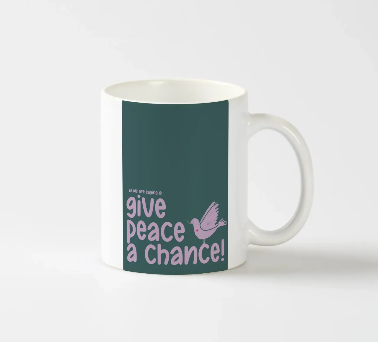 Give Peace a Chance tazza in ceramica da maramirage