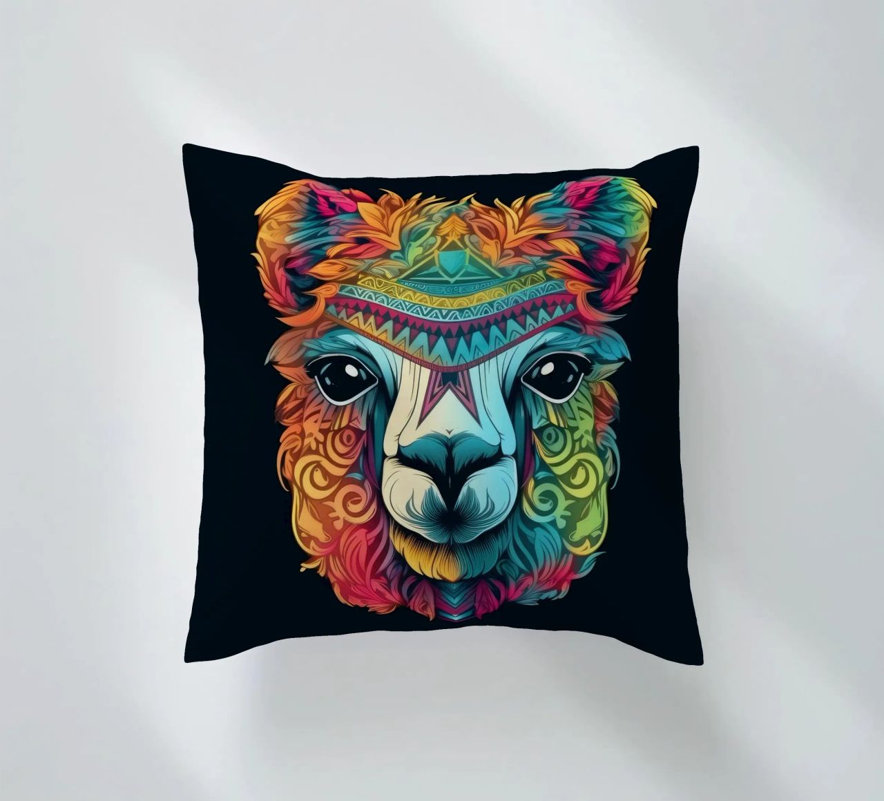 Tatoo Alpaca cuscino da Animal Portraits
