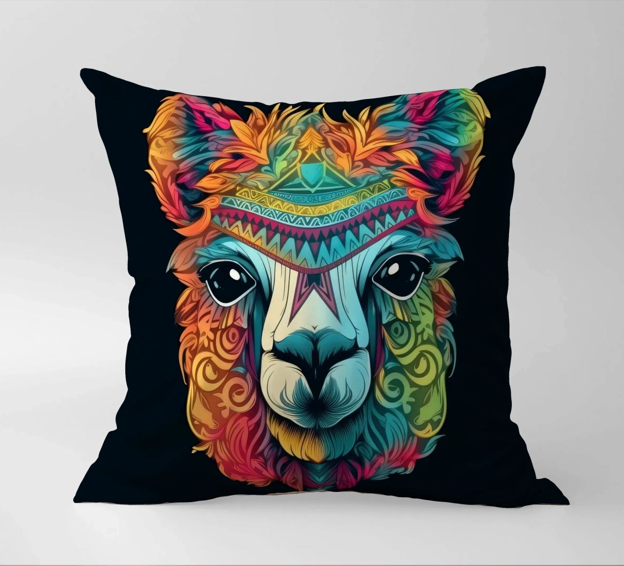 Tatoo Alpaca cuscino da Animal Portraits