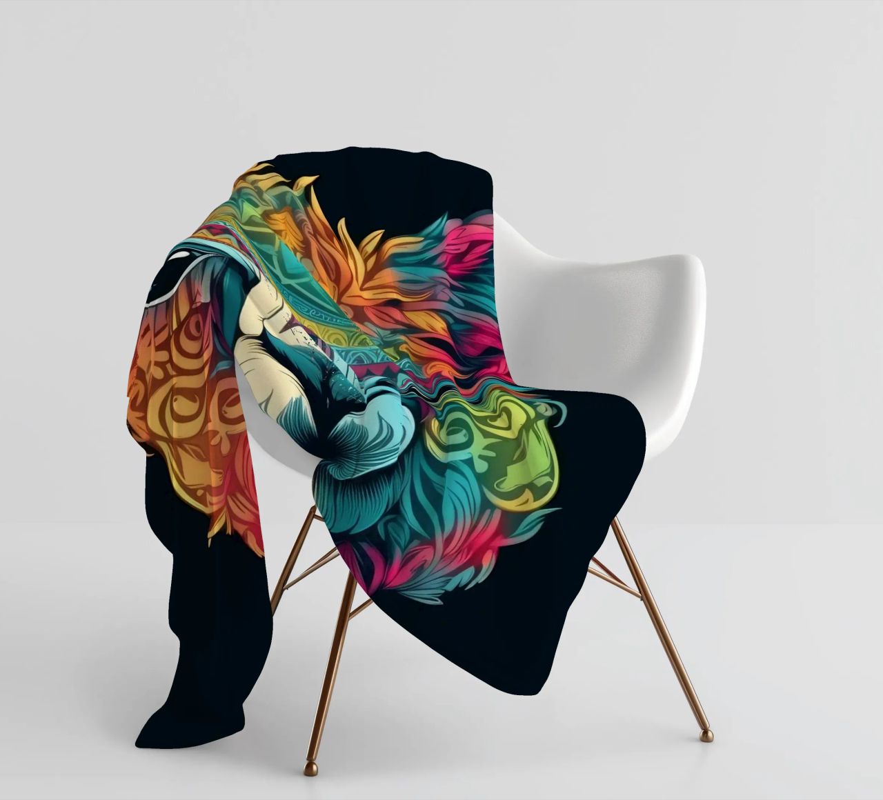 Tatoo Alpaca coperta in pile da Animal Portraits