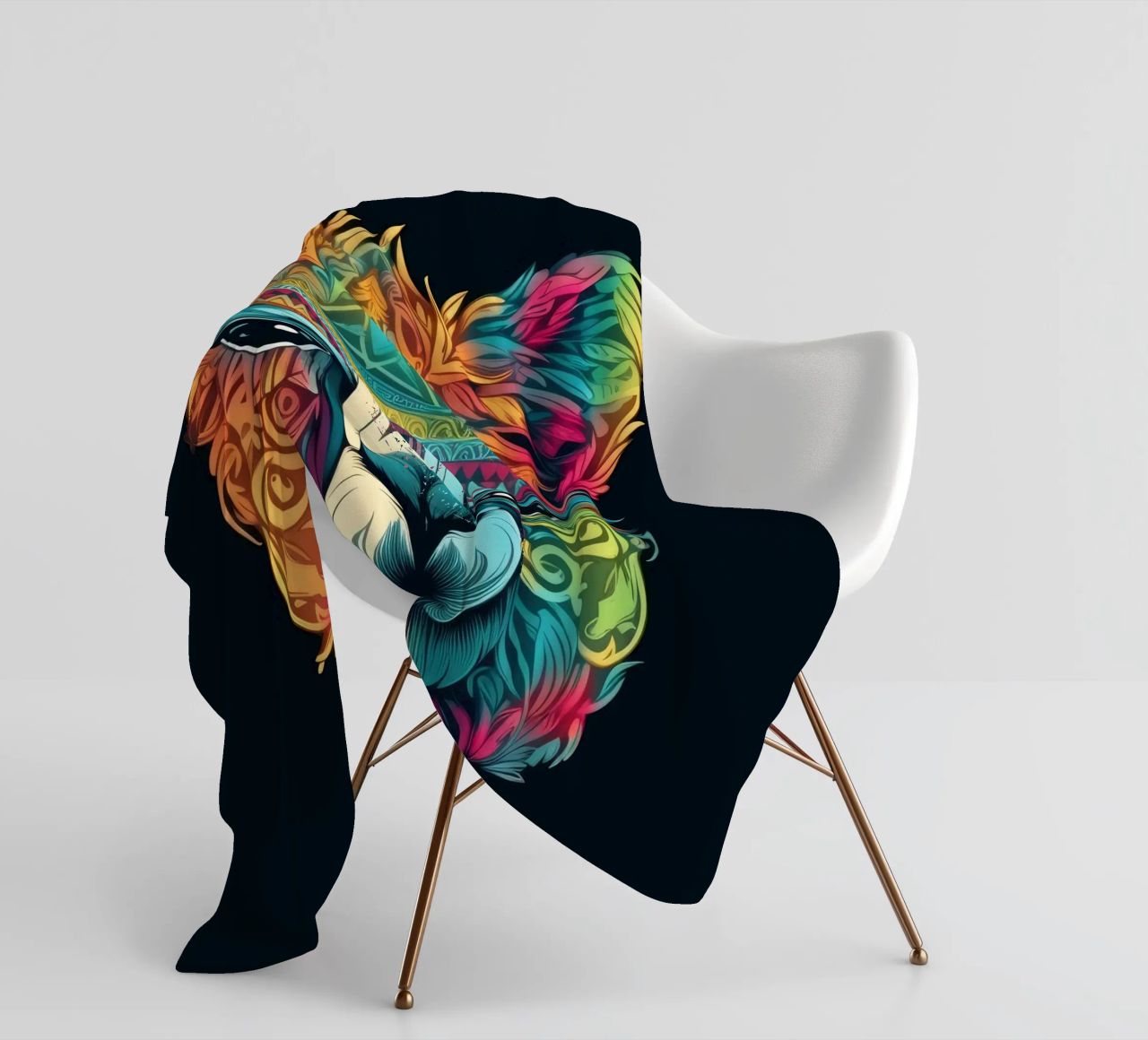 Tatoo Alpaca coperta in pile da Animal Portraits