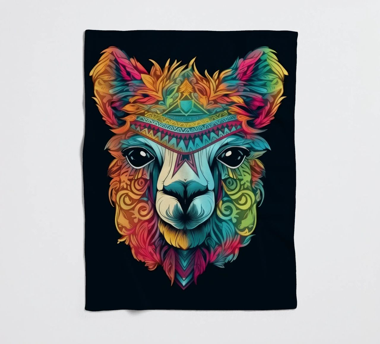 Tatoo Alpaca coperta in pile da Animal Portraits