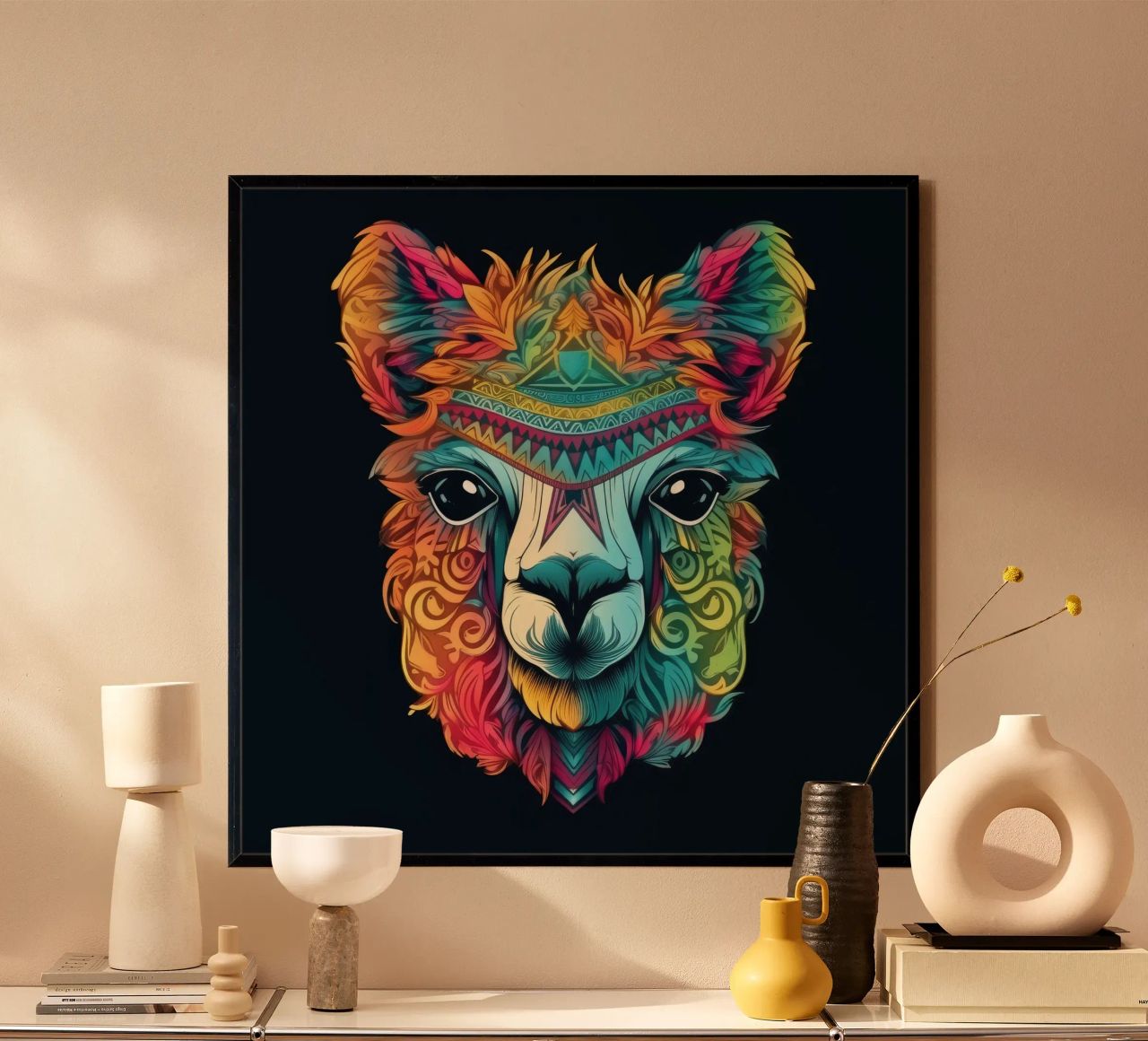 Tatoo Alpaca carta hahnemühle da Animal Portraits