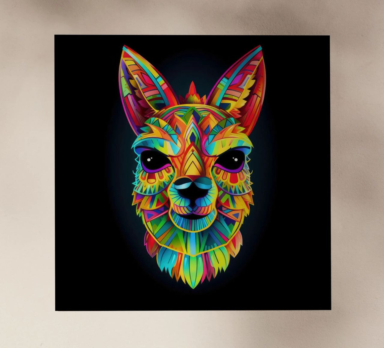 Tatoo Alpaca pellicola backlit da Animal Portraits