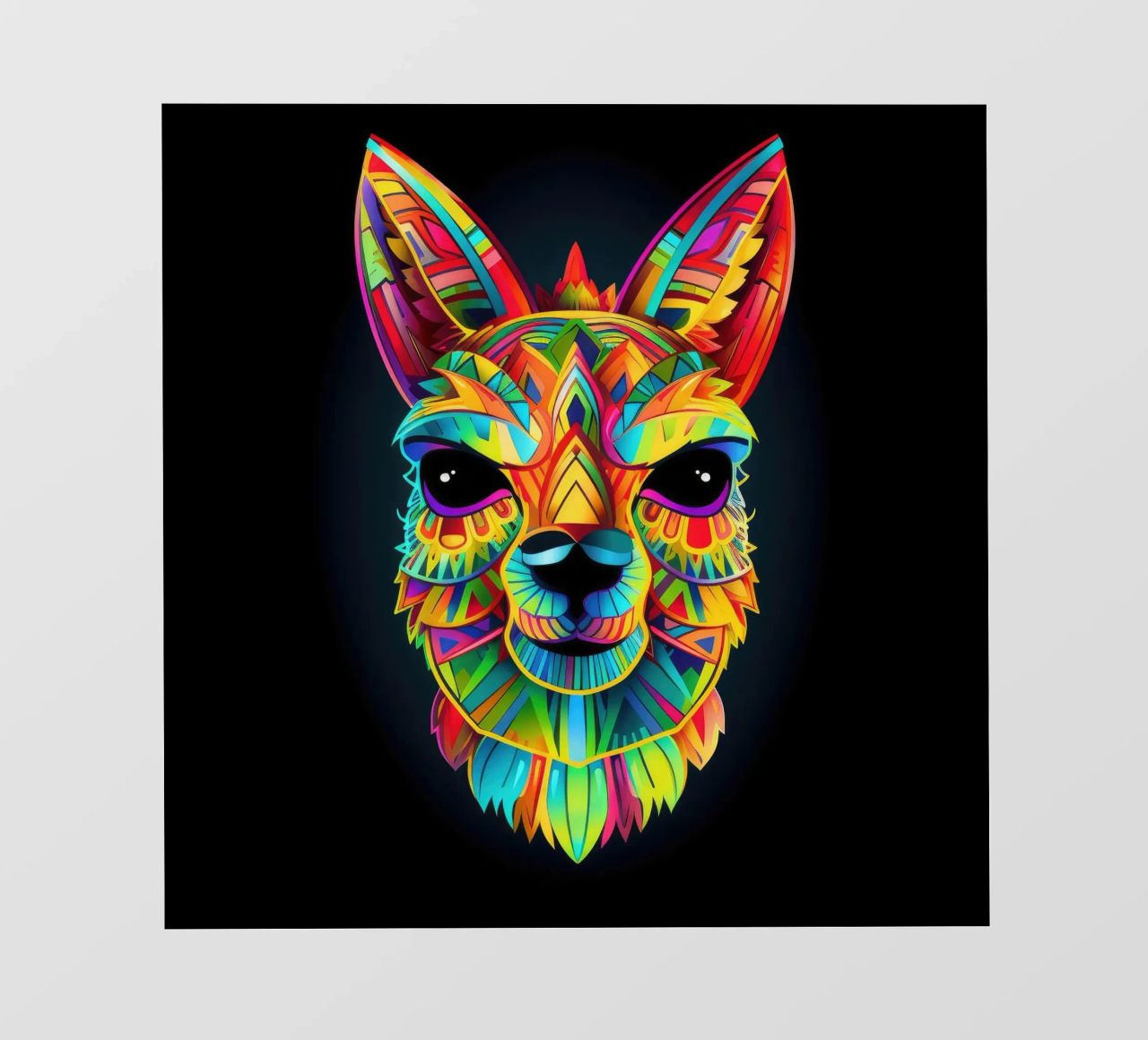 Tatoo Alpaca pellicola backlit da Animal Portraits