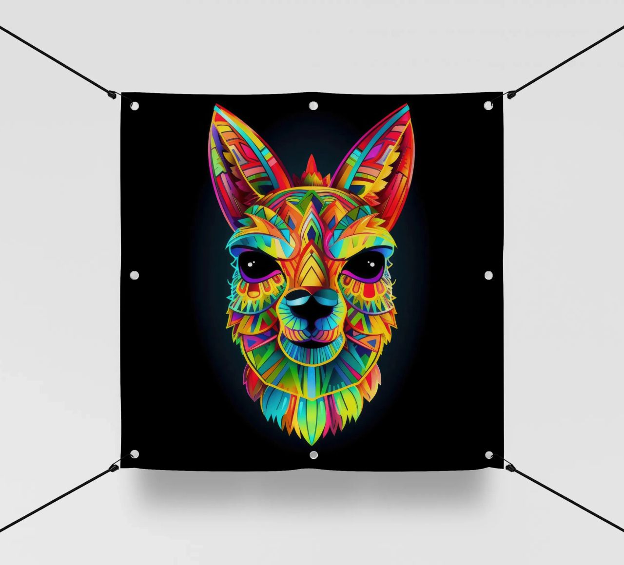 Tatoo Alpaca telo in pvc da Animal Portraits