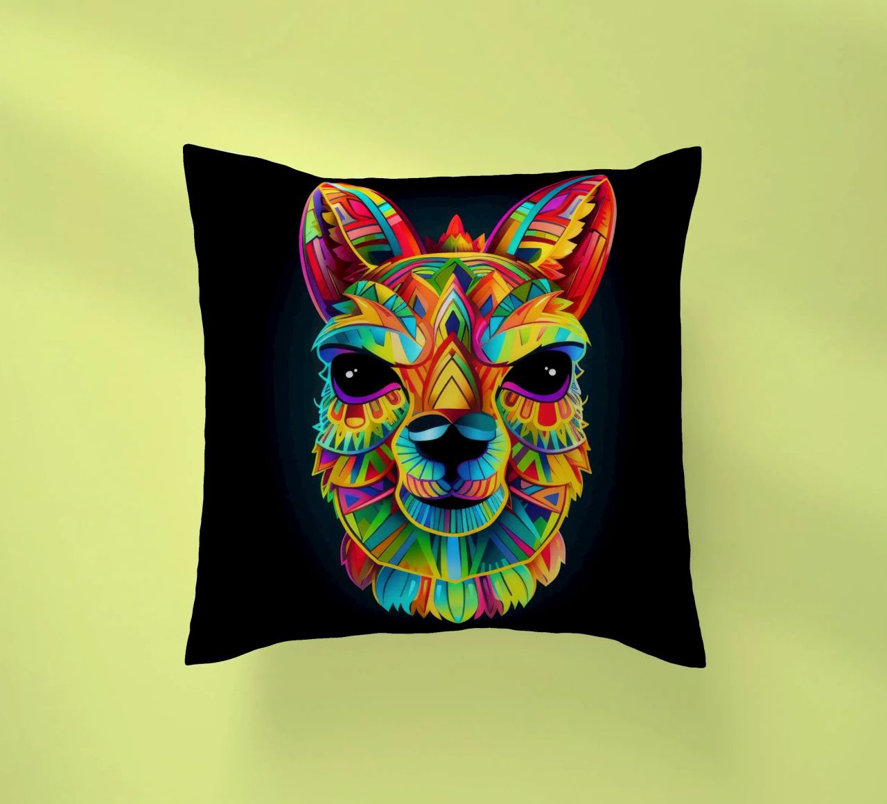 Tatoo Alpaca cuscino da Animal Portraits