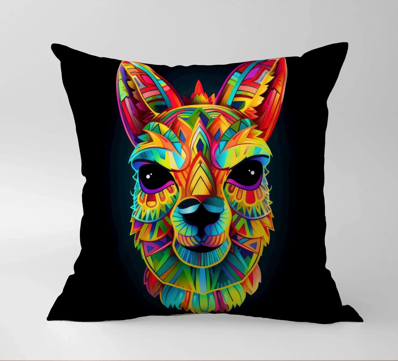 Tatoo Alpaca cuscino da Animal Portraits