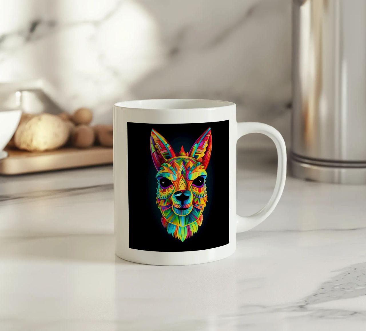 Tatoo Alpaca tazza in ceramica da Animal Portraits