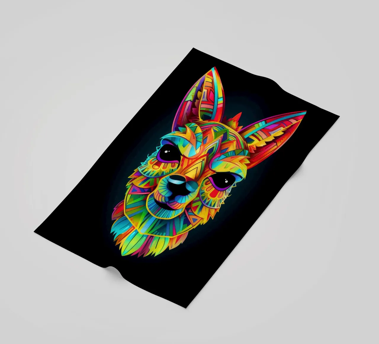 Tatoo Alpaca toalla de playa de Animal Portraits