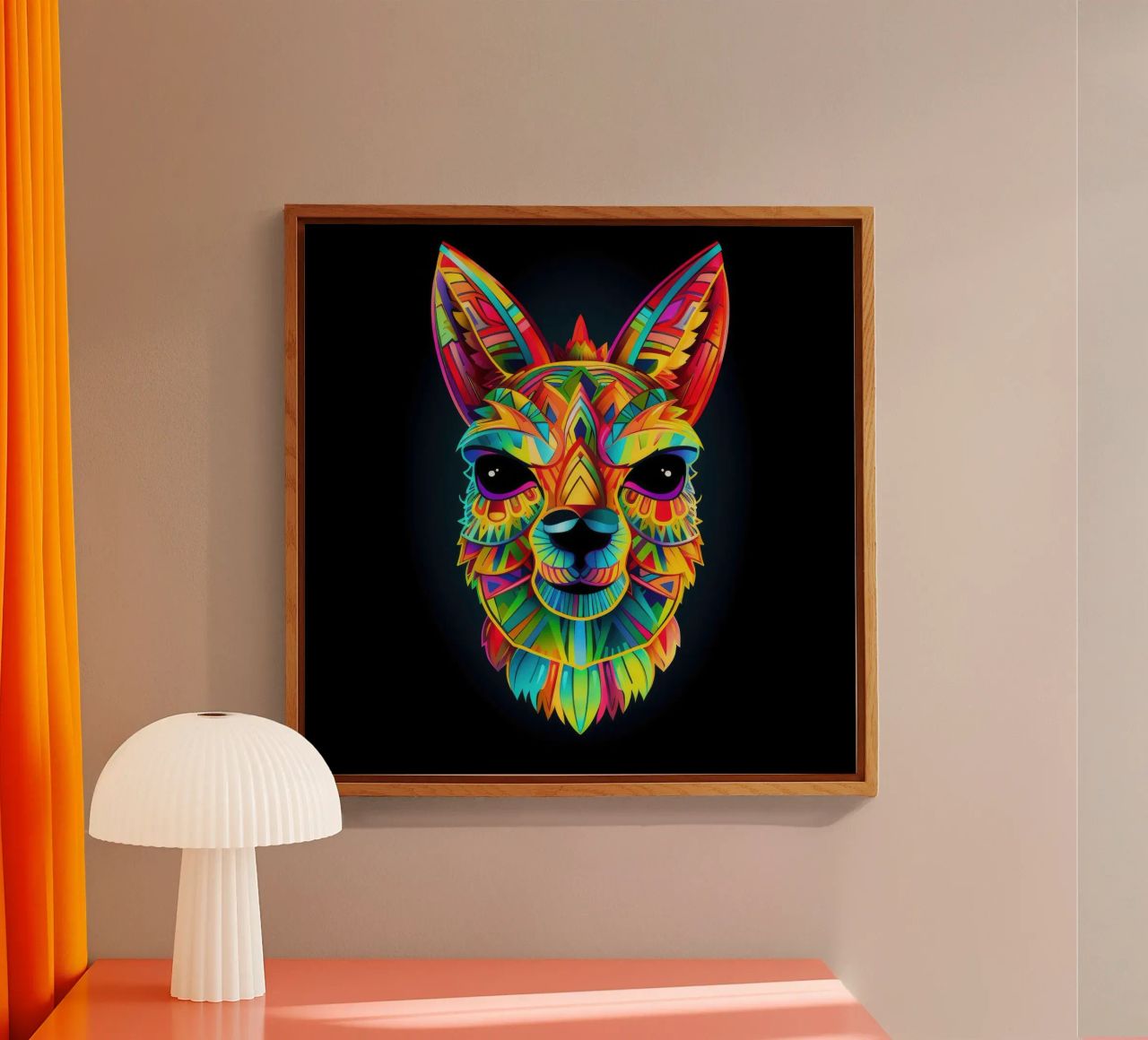 Tatoo Alpaca plexiglass da Animal Portraits