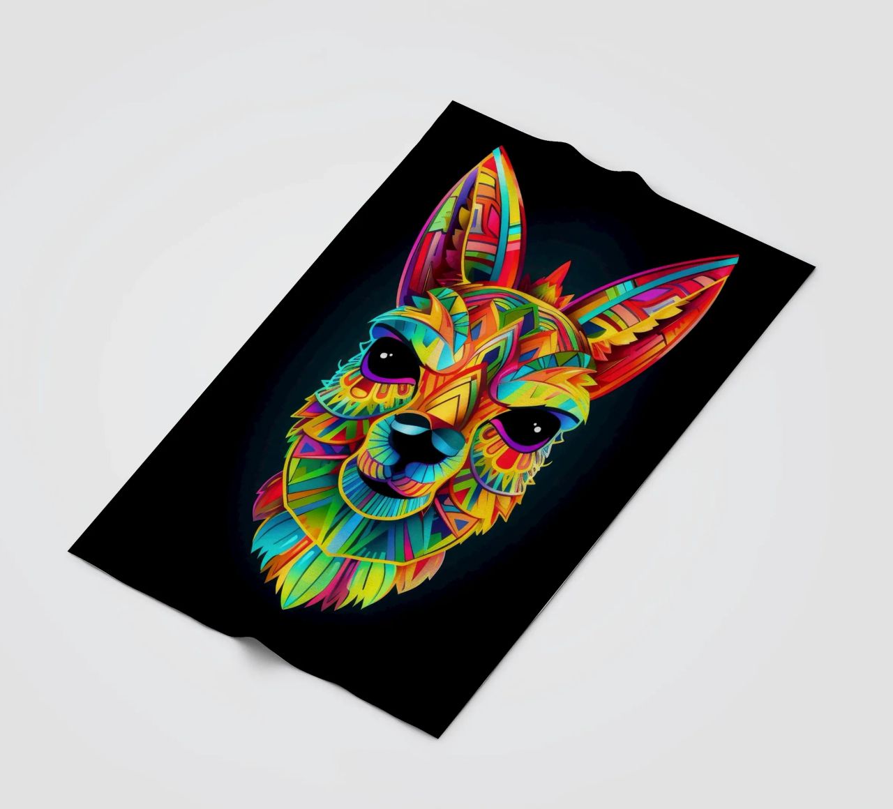 Tatoo Alpaca coperta in pile da Animal Portraits