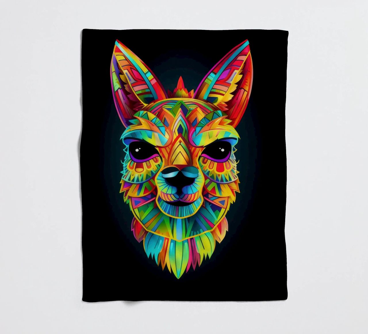 Tatoo Alpaca coperta in pile da Animal Portraits