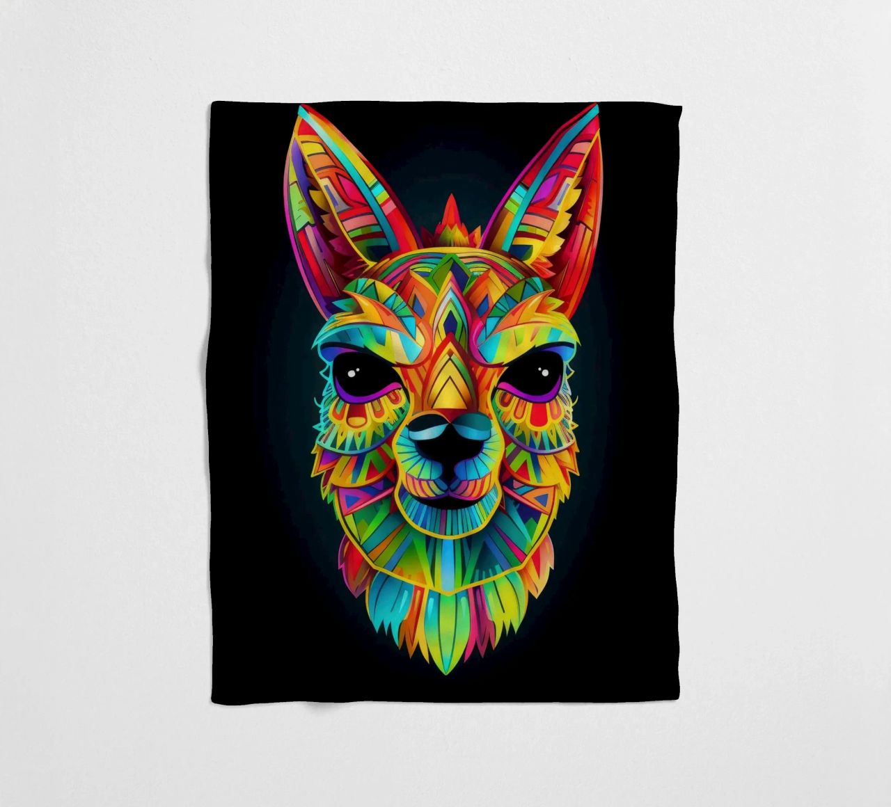 Tatoo Alpaca coperta in pile da Animal Portraits