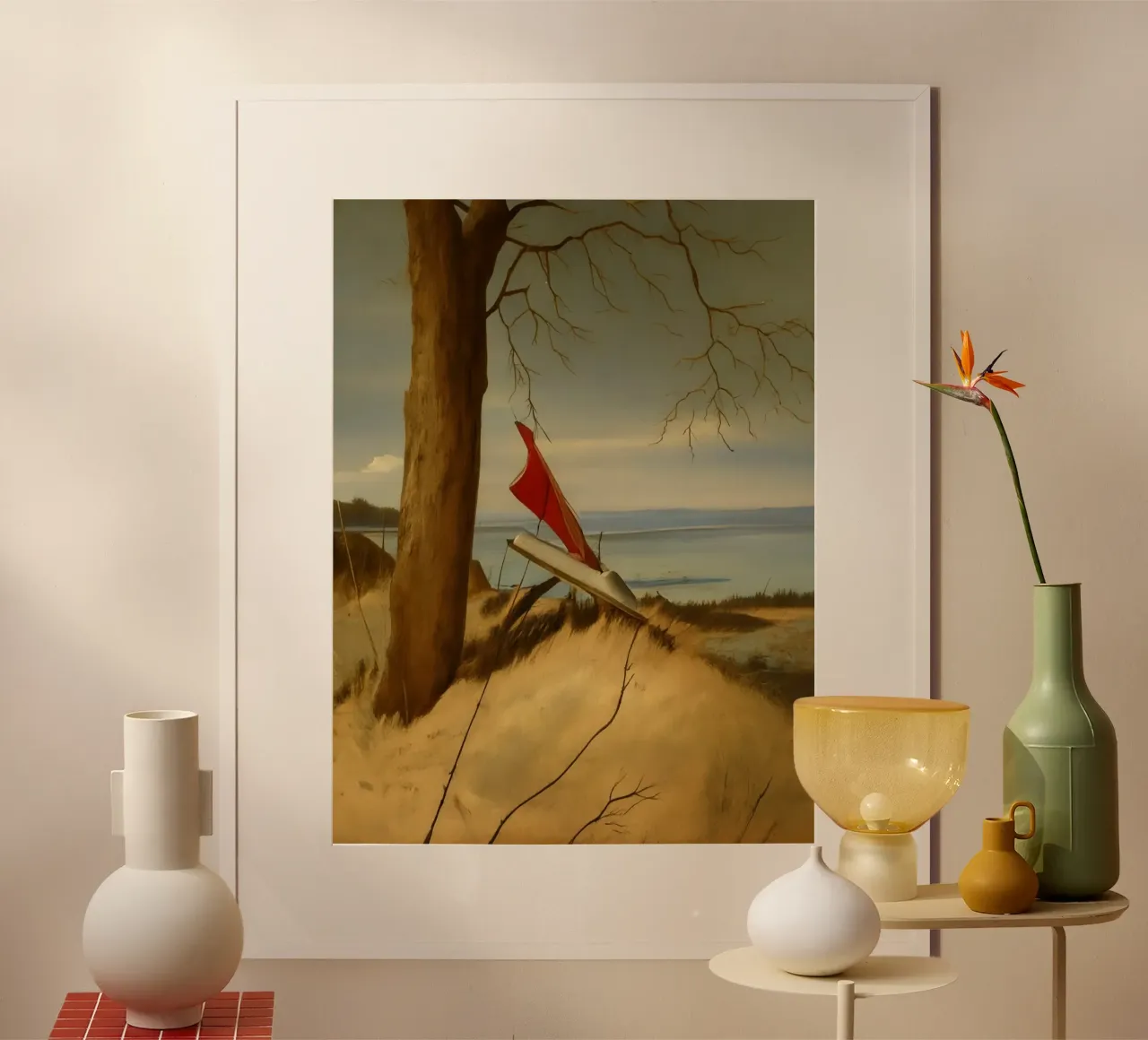 Paesaggio vicino a Willingen_9 poster con telaio in plastica da Impressionismus by LK