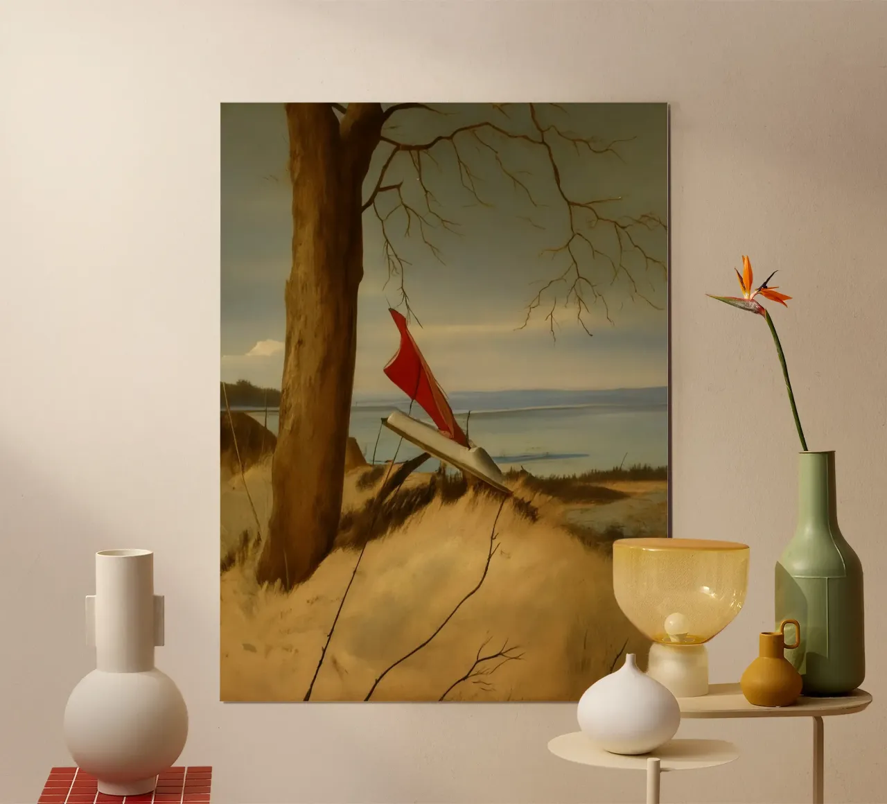 Paesaggio vicino a Willingen_9 poster con telaio in plastica da Impressionismus by LK