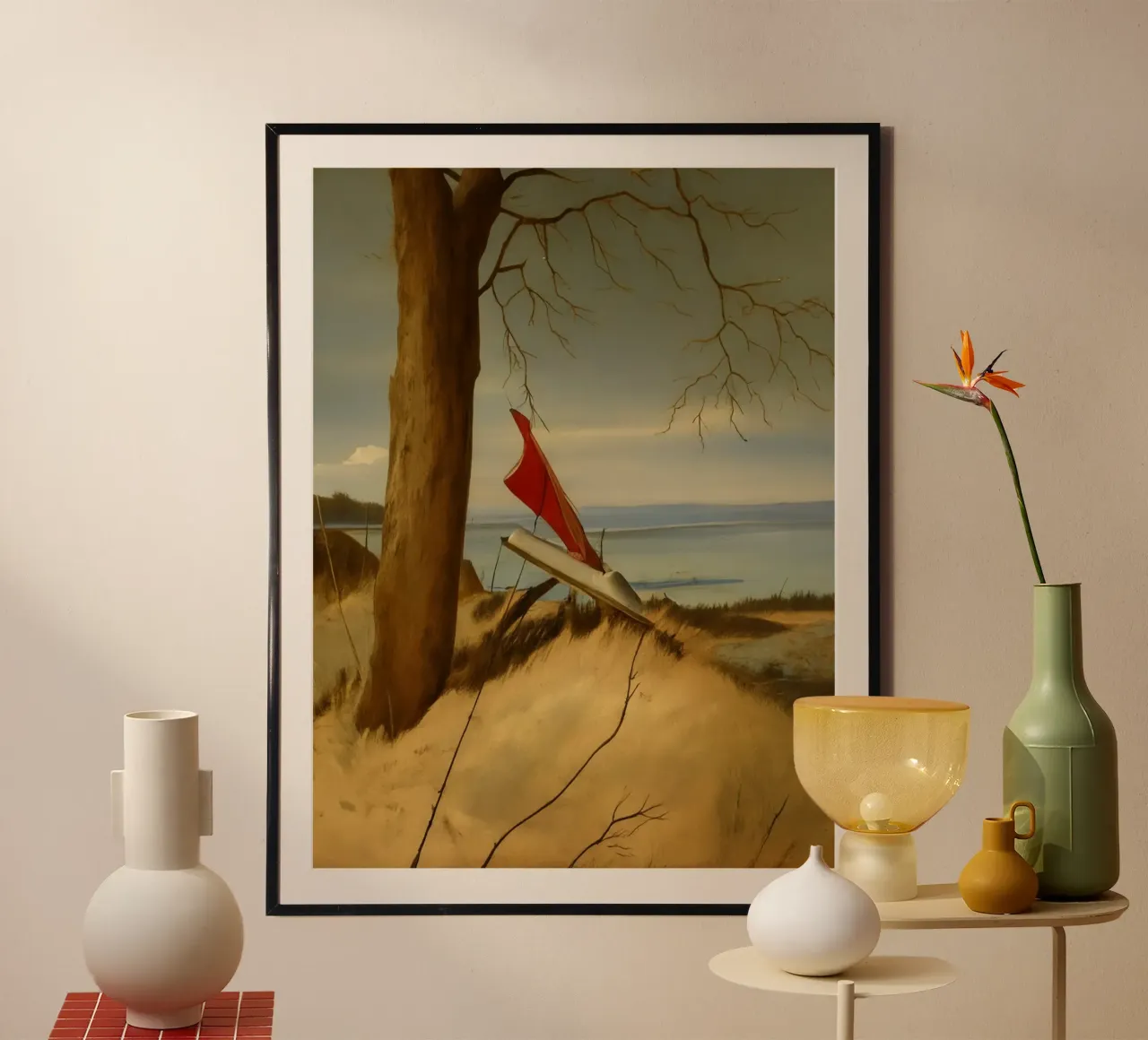 Paesaggio vicino a Willingen_9 poster con telaio in plastica da Impressionismus by LK