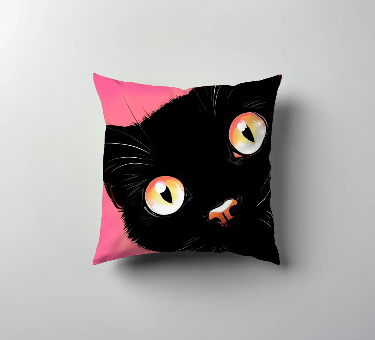 gatto curioso cuscino da 🎁 ARTVI-SHOP