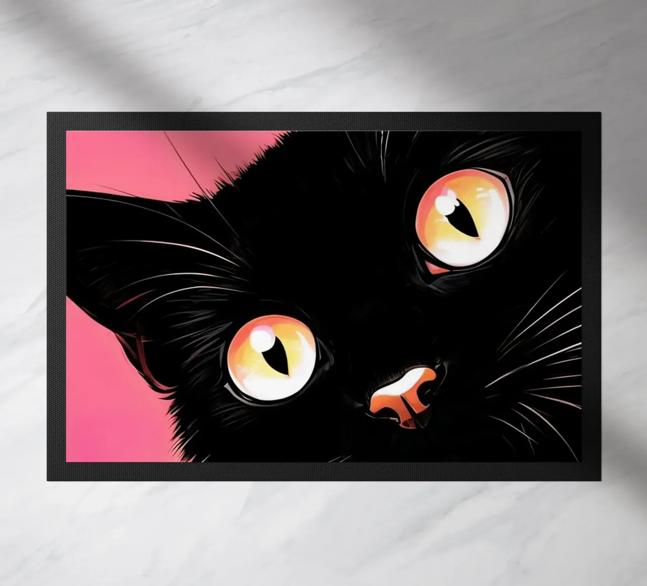 gatto curioso zerbino da ARTVI-SHOP