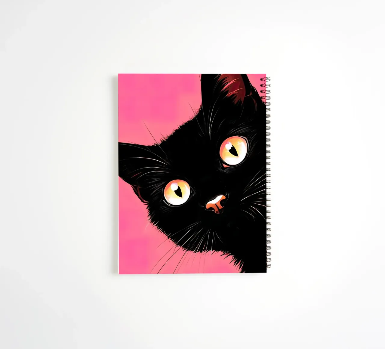 curious cat spiral notebook by 🎁 ARTVI-SHOP