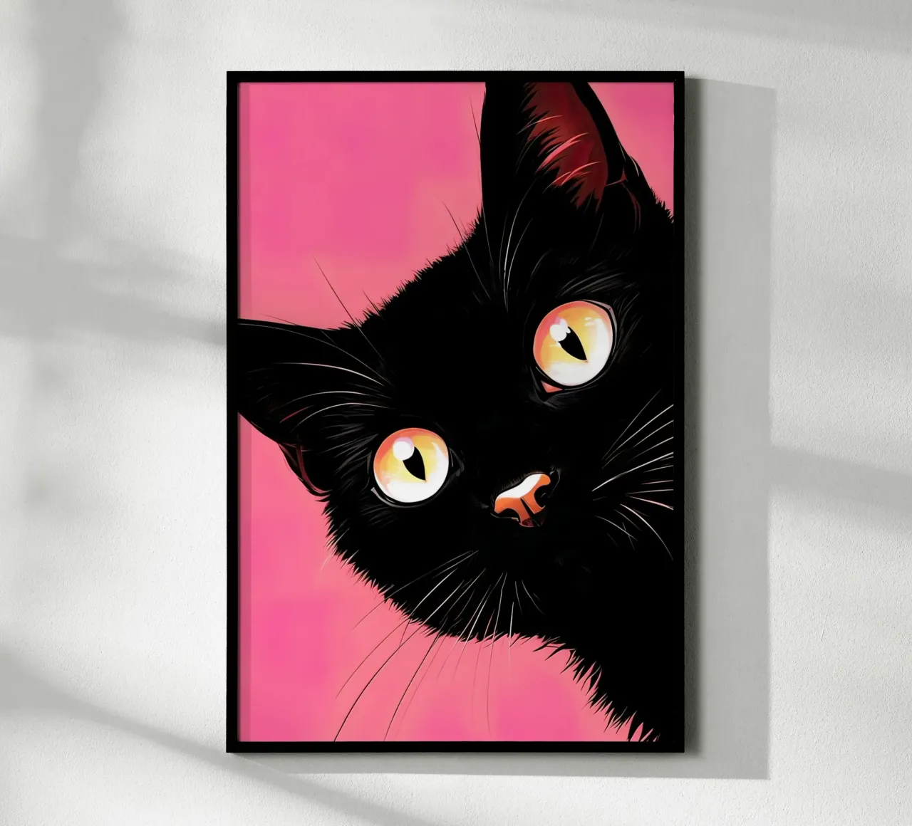 gatto curioso poster da 🎁 ARTVI-SHOP