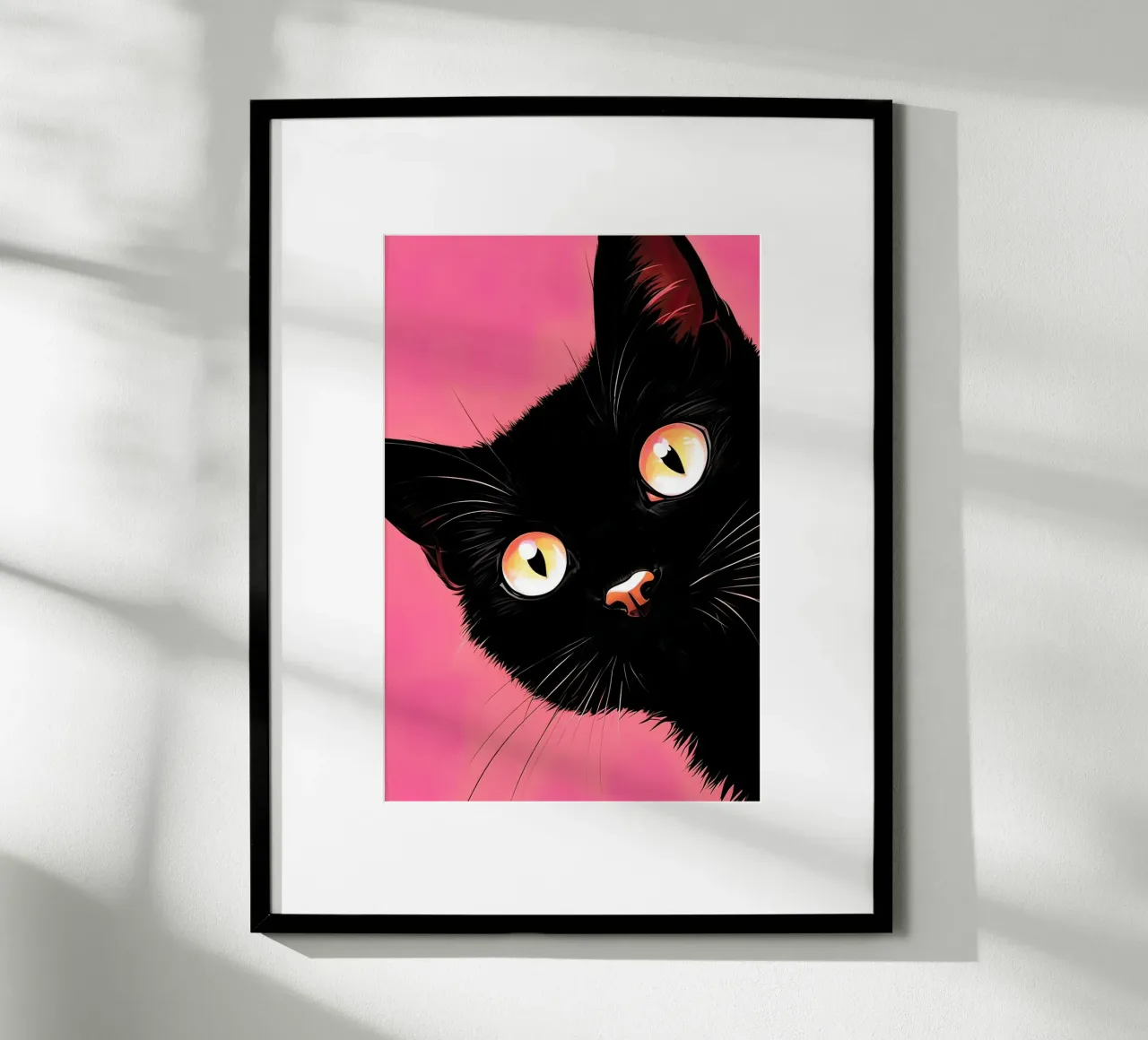 gatto curioso poster da 🎁 ARTVI-SHOP