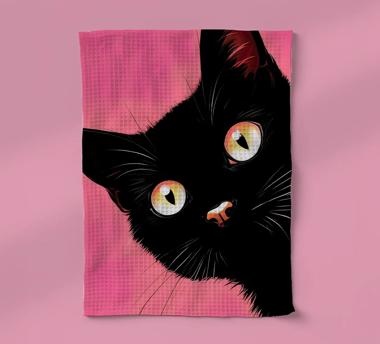 chat curieux torchon de 🎁 ARTVI-SHOP