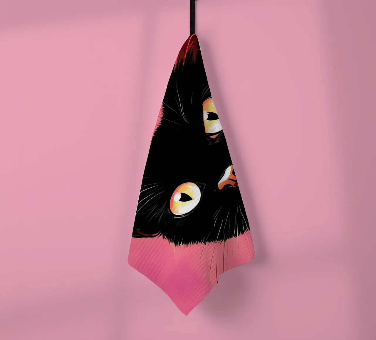 chat curieux torchon de 🎁 ARTVI-SHOP