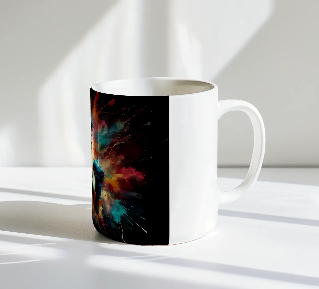 Boxer in acquerello tazza in ceramica da ARTVI-SHOP