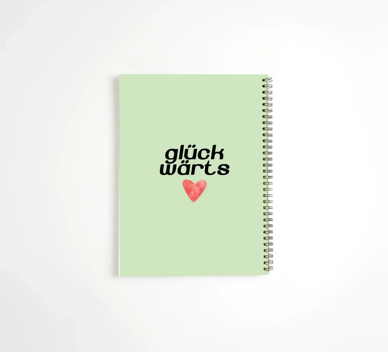 Glückwärts spiral notebook by maramirage