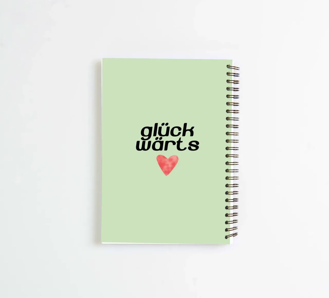 Glückwärts spiral notebook by maramirage